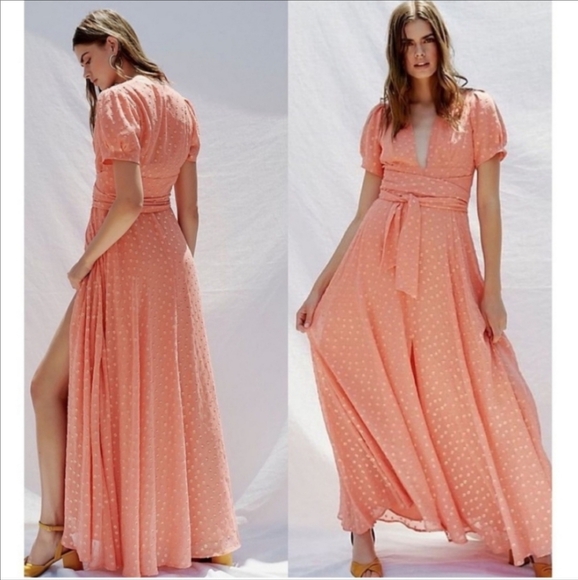 FINAL PRICE! RARE $350 FREE PEOPLE GOWN - Picture 2 of 2